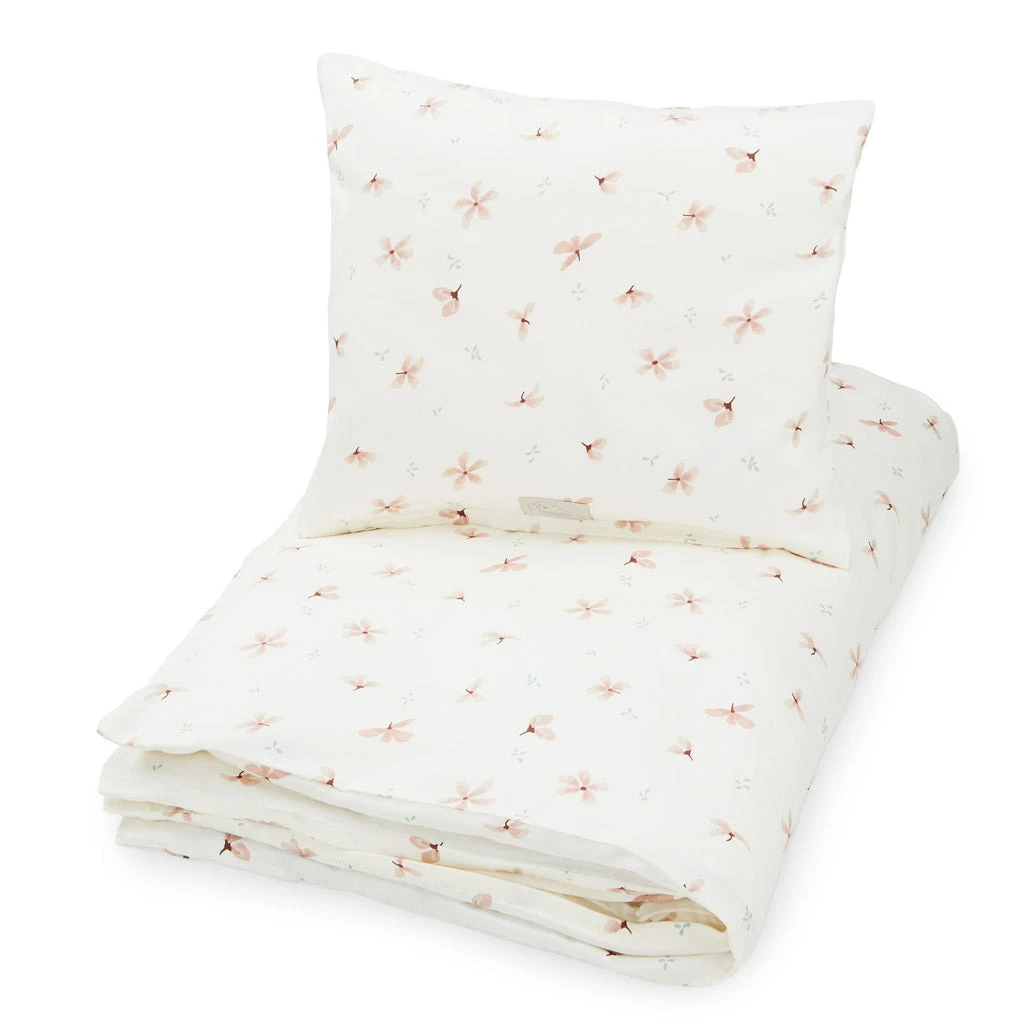 Bedding Set, Single, 140x200cm - GOTS Windflower Creme 1 Bedding Set, Single, 140x200cm - GOTS Windflower Creme