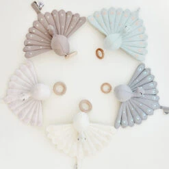 Music Mobile, Peacock - OCS Creme White -Camcam Copenhagen Store 1012B 17 02