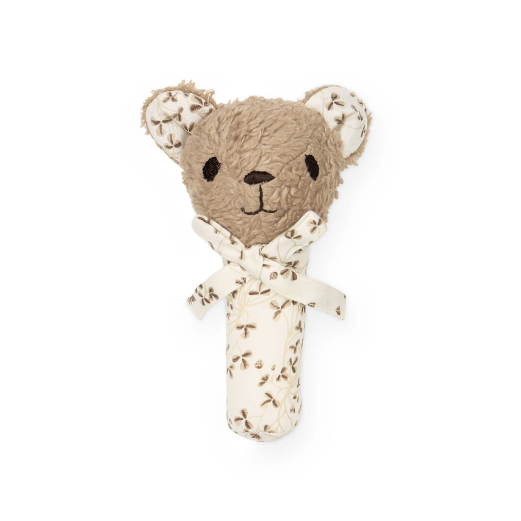 Petite Bear Rattle - OSC Latte 1 Petite Bear Rattle - OSC Latte