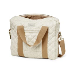 Changing Bag W/pram Straps - OCS - Classic Stripes Camel