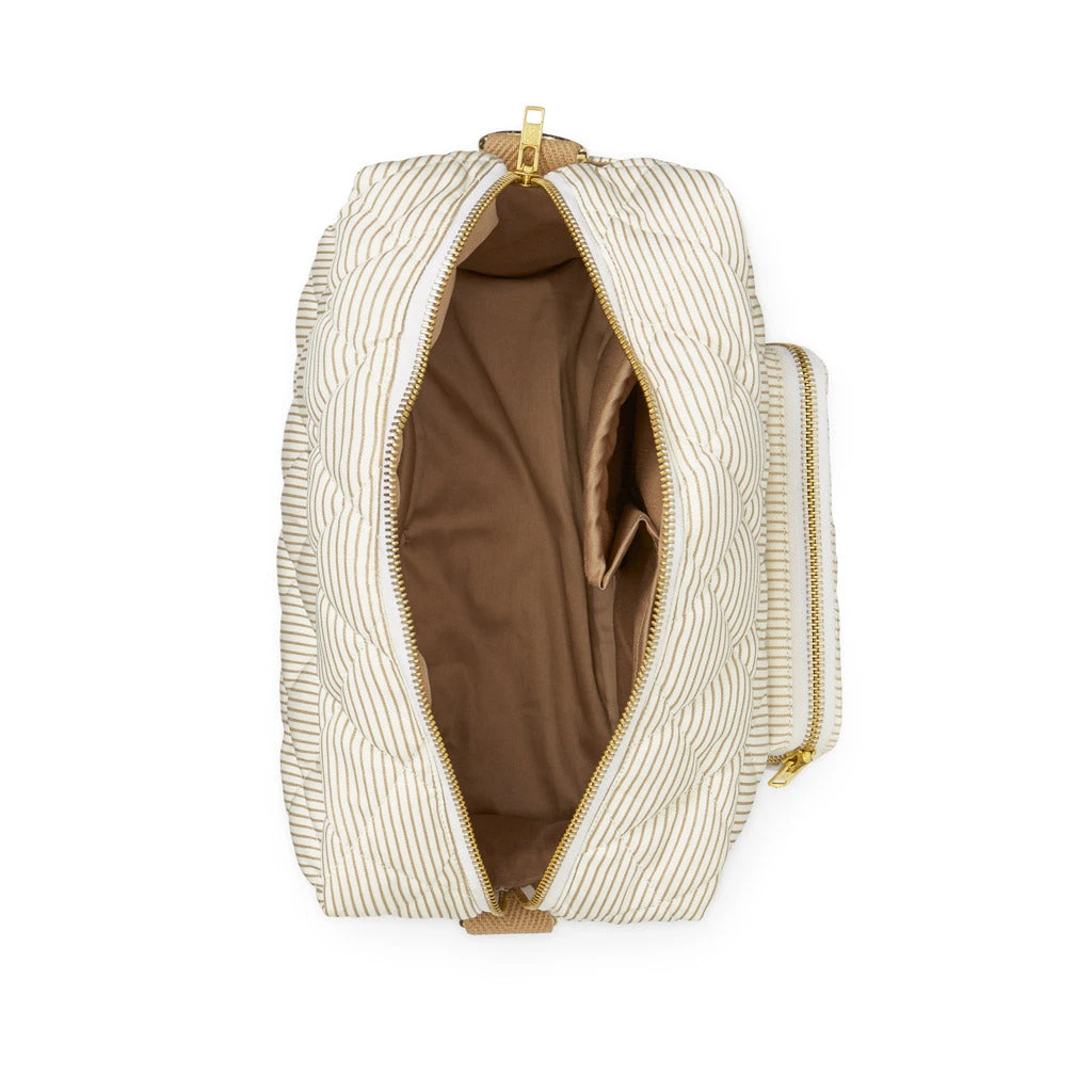 Small Changing Bag - OCS Classic Stripes Camel 3 Small Changing Bag - OCS Classic Stripes Camel - Image 3