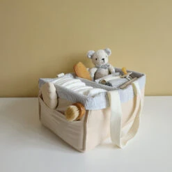Diaper Caddy - OCS Classic Stripes Blue -Camcam Copenhagen Store 1658 DiaperCaddy P85 ClassicStripesBlue10