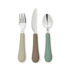Rainbow Kids Cutlery Set - Olive Mix