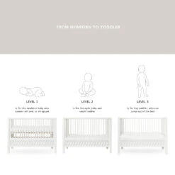 Harlequin Baby Bed, 60x120cm, FSC Mix - White 7 Harlequin Baby Bed, 60x120cm, FSC Mix - White -Camcam Copenhagen Store 2000A 23 6