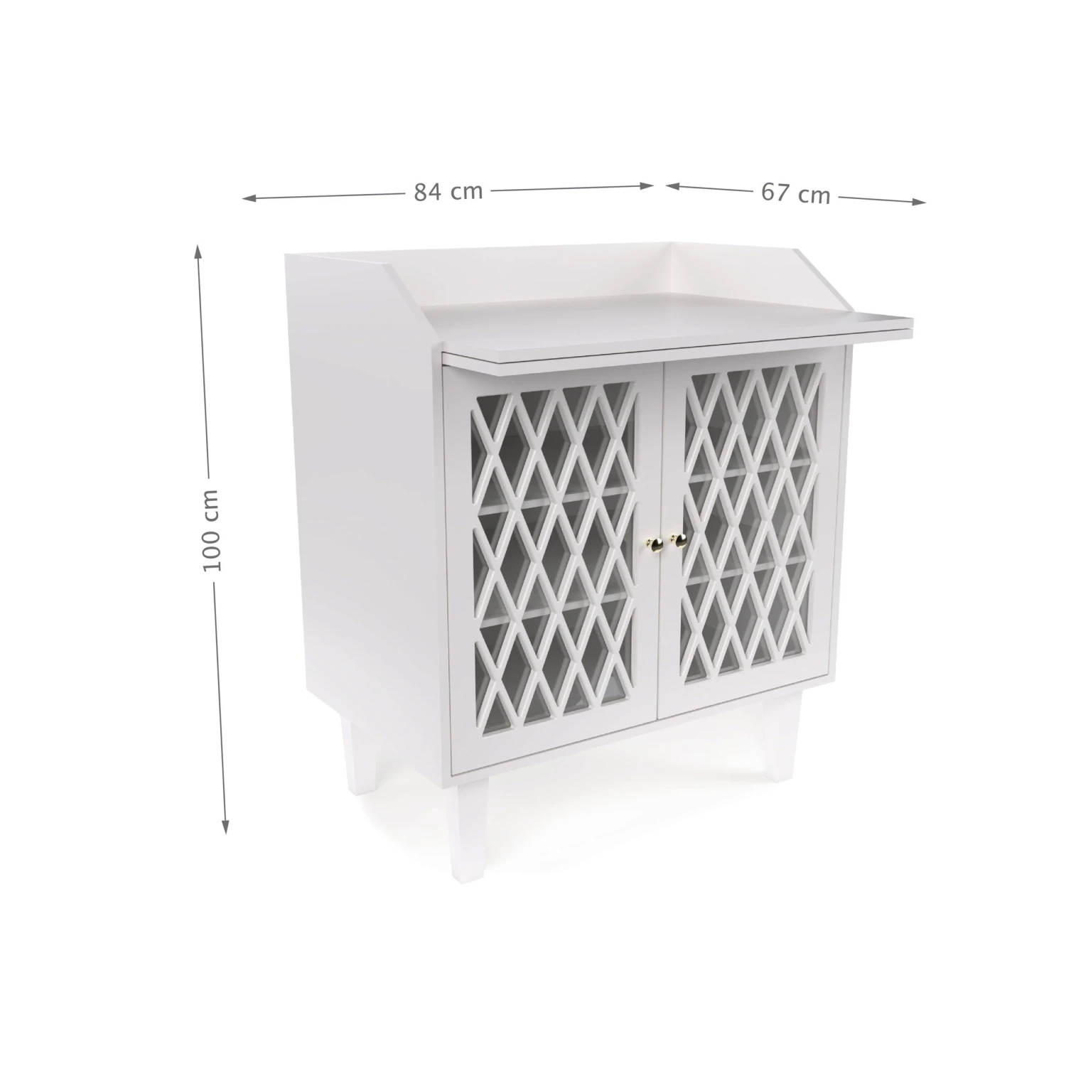 Harlequin Changing Table, FSC Mix - White 6 Harlequin Changing Table, FSC Mix - White - Image 6