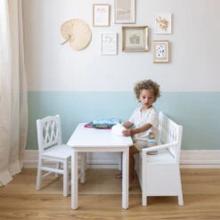 Harlequin Kids Storage Bench - FSC Mix - White -Camcam Copenhagen Store 2002 Harlequin Kids Chair 23 white 91ab2dec 1411 43e8 9245 05958530214a