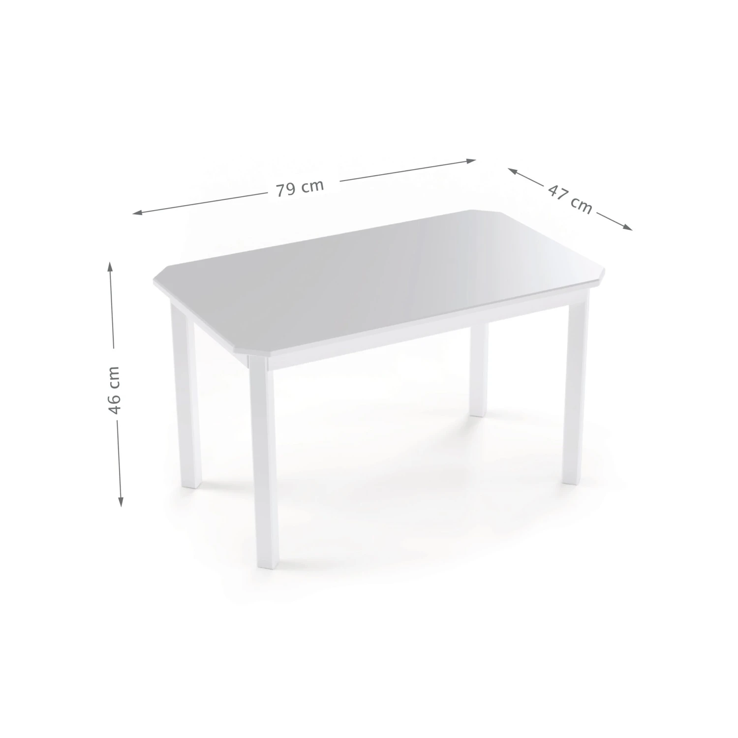 Harlequin Kids Table - White 5 Harlequin Kids Table - White - Image 5