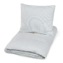 Bedding Set, Junior, 100x140cm - GOTS Classic Stripes Blue