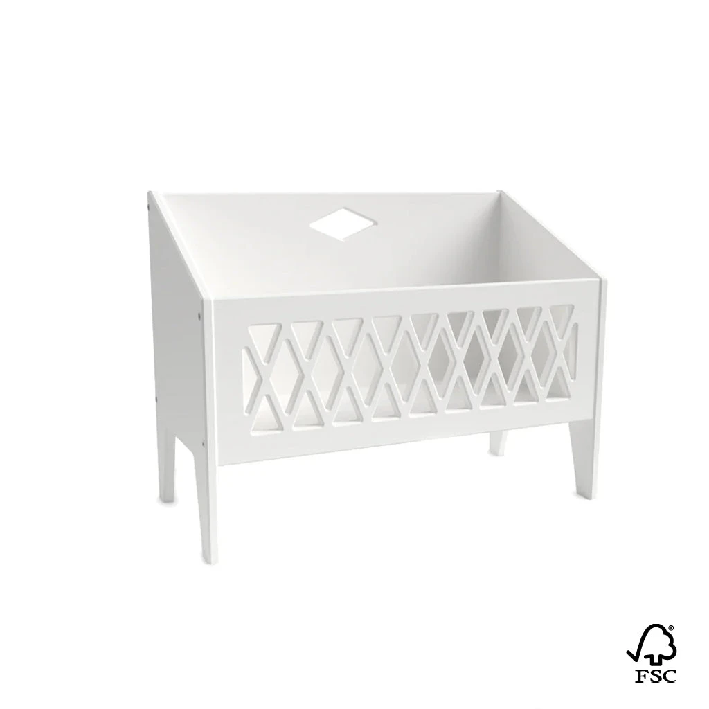 Harlequin Book Bench, FSC Mix - White 1 Harlequin Book Bench, FSC Mix - White
