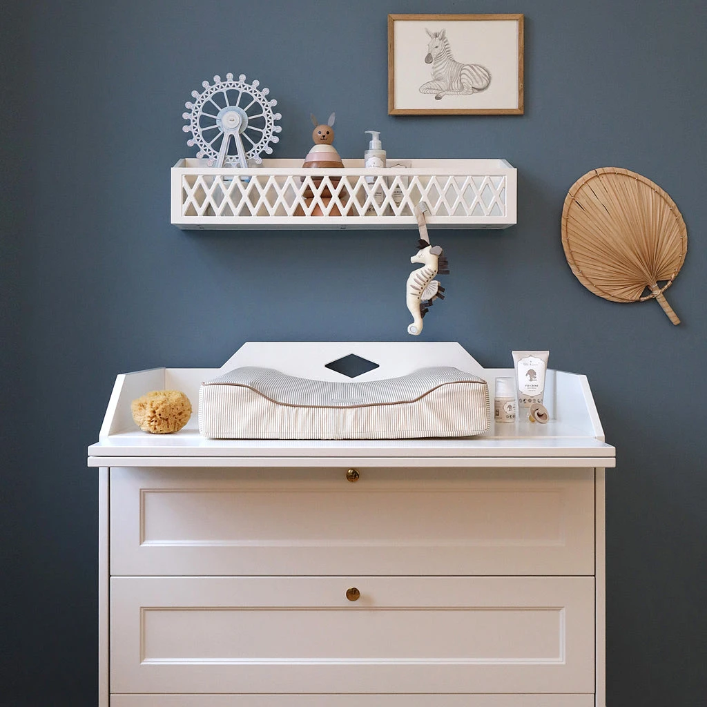 Changing Cushion - OCS Classic Stripes Camel 2 Changing Cushion - OCS Classic Stripes Camel - Image 2