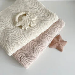 Scallop Knit Blanket - GOTS Natural -Camcam Copenhagen Store 260221 1c71535e 5705 42f4 bf23 80c848f050cb