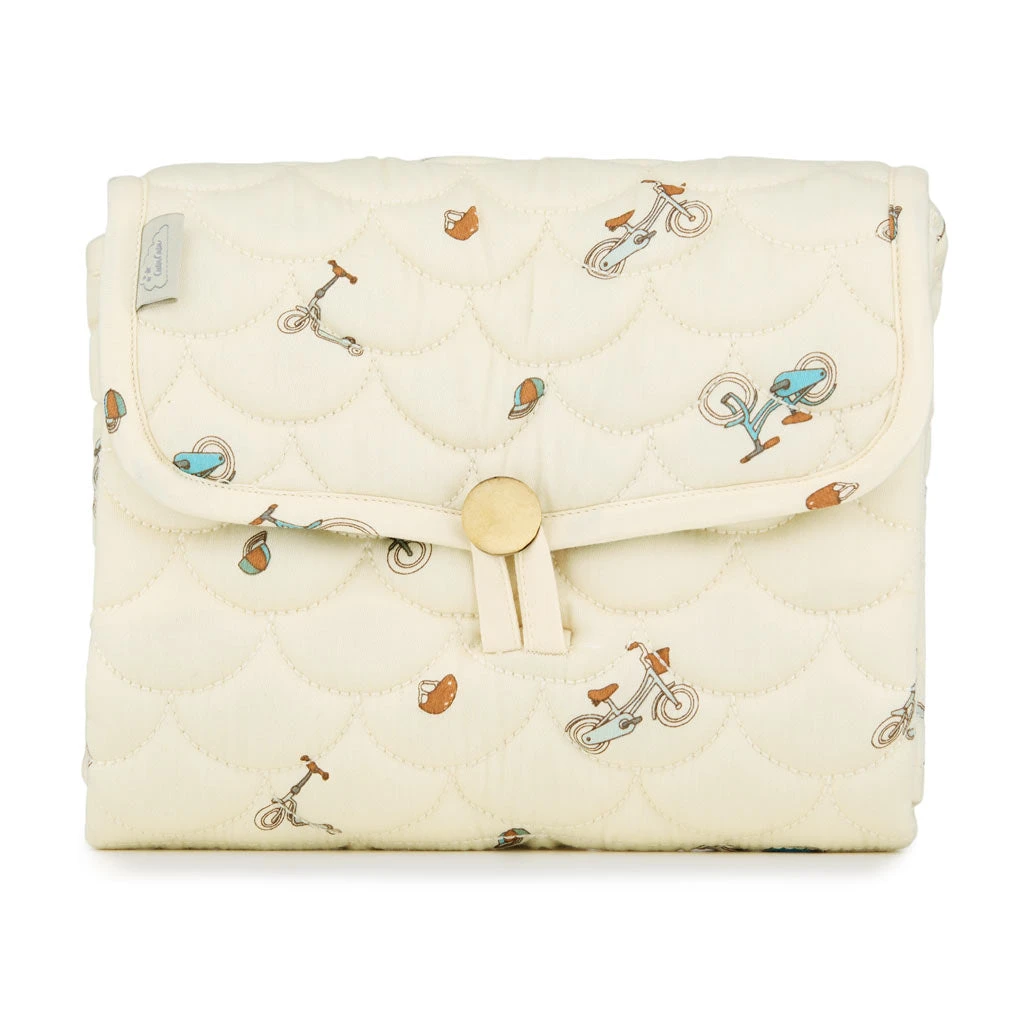 Changing Mat, Quilted - OCS - Bicycles 1 Changing Mat, Quilted - OCS - Bicycles
