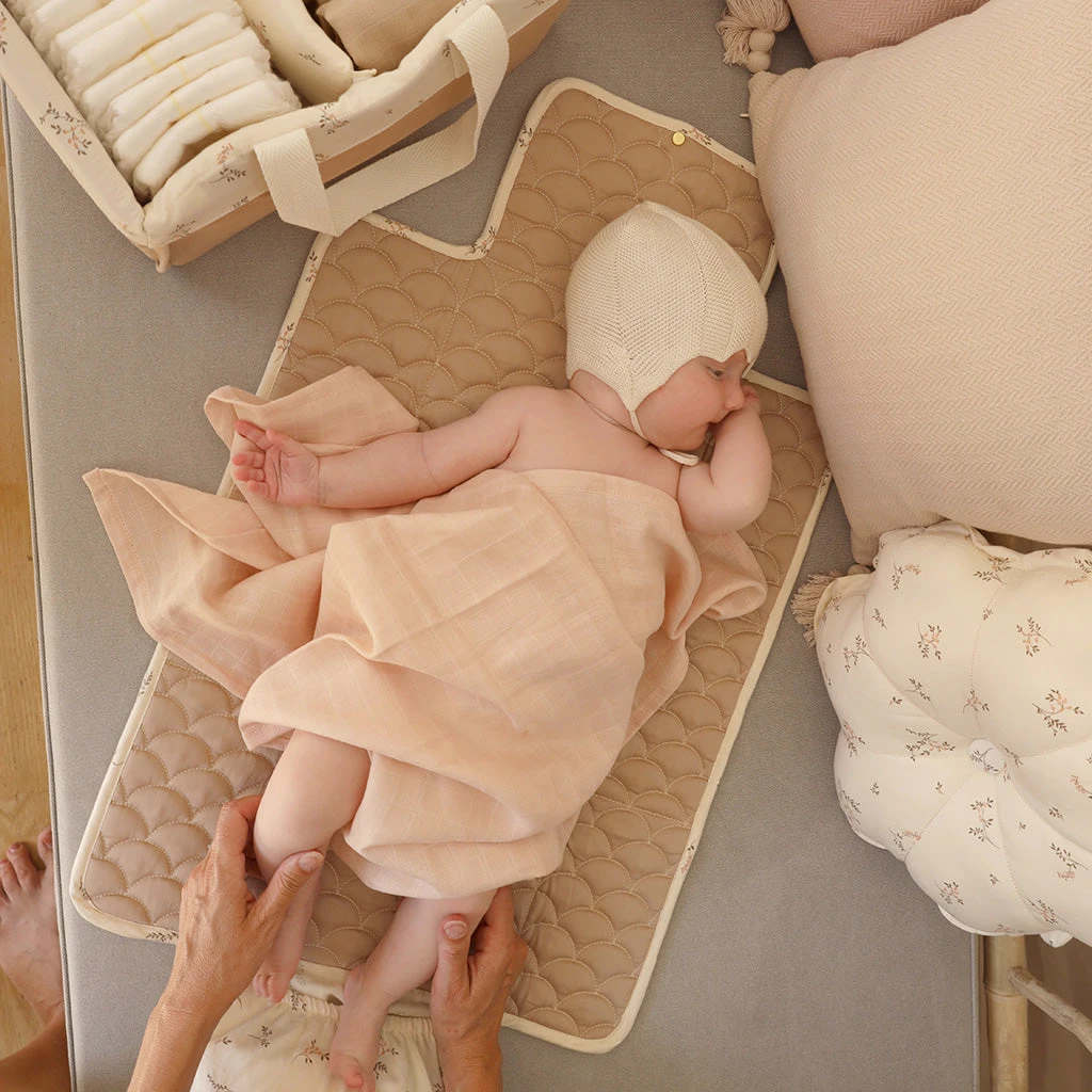 Changing Mat, Quilted - OCS Ashley, Latte 5 Changing Mat, Quilted - OCS Ashley, Latte - Image 5