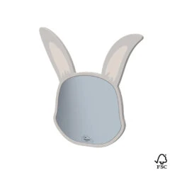 Mirror, Bunny - FSC 100% - Light Sand