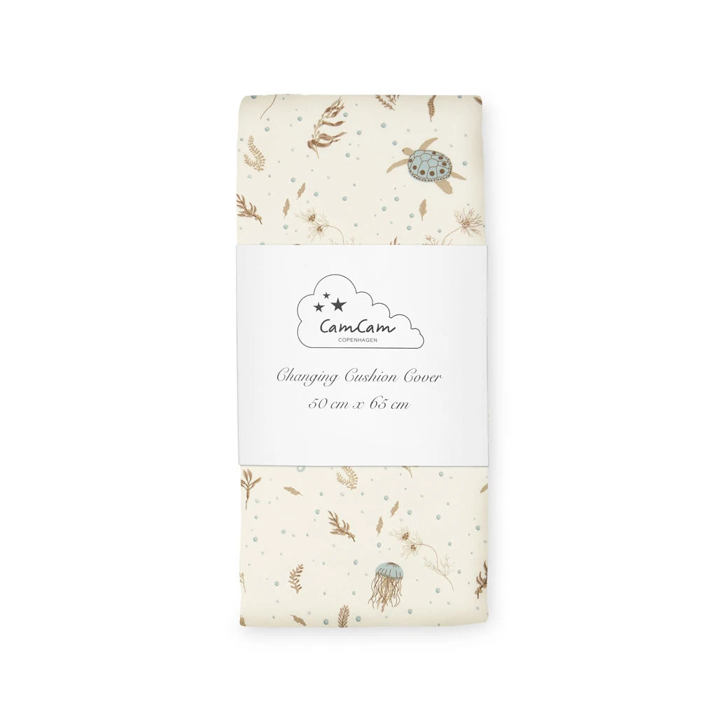 Changing Cushion Cover - OCS100 - Sea Garden 1 Changing Cushion Cover - OCS100 - Sea Garden