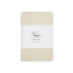 Sheet, Fitted, 60x120x15cm - GOTS - Capri