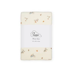 Sheet, Fitted, 60x120x15cm - GOTS - Bicycles