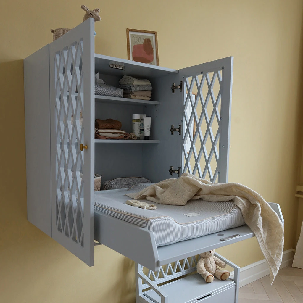 Changing Cushion - OCS Classic Stripes Blue 5 Changing Cushion - OCS Classic Stripes Blue - Image 5