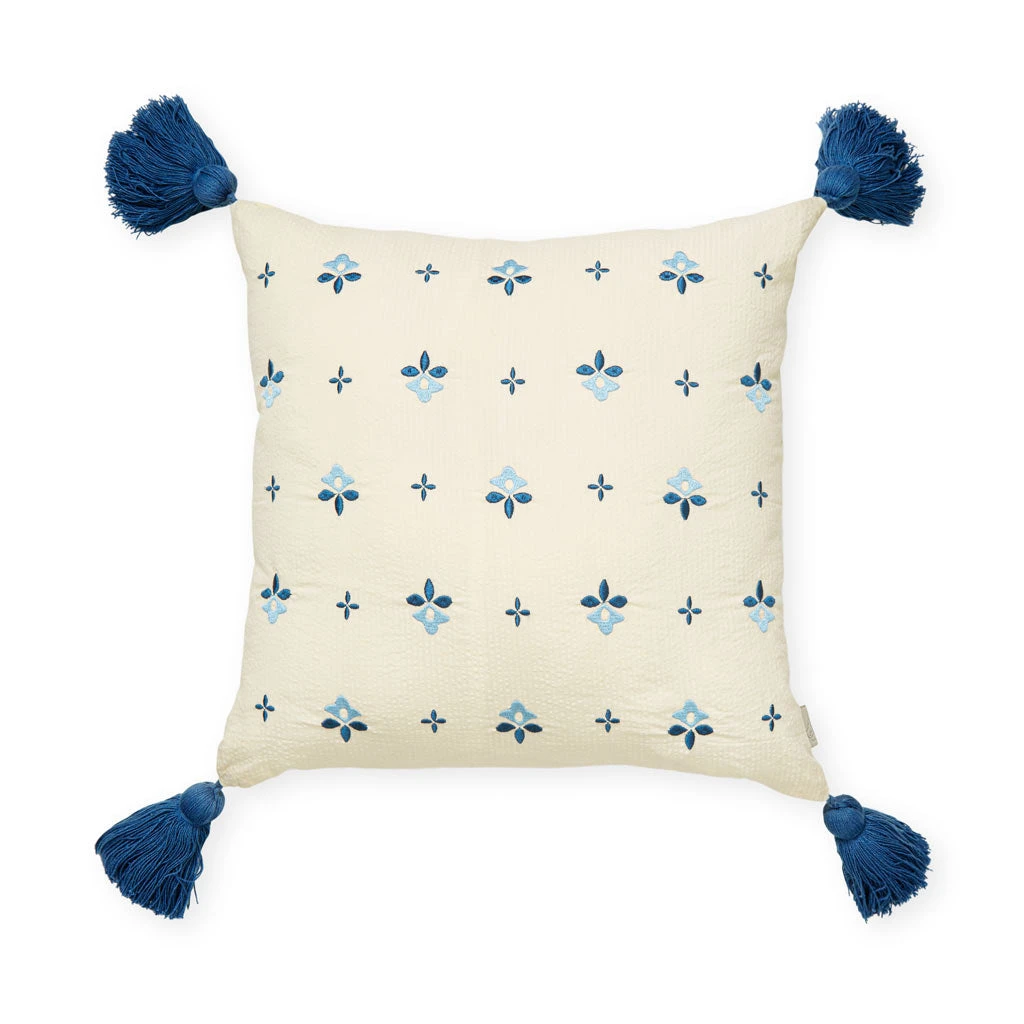 Embroidered Cushion - OCS - Capri 1 Embroidered Cushion - OCS - Capri