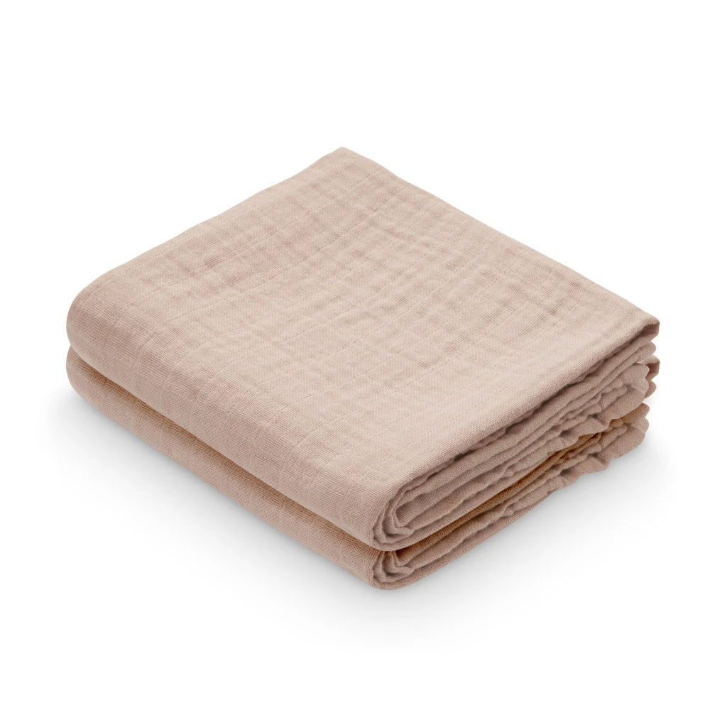 Muslin Cloth, 2-pack - GOTS Dusty Rose 1 Muslin Cloth, 2-pack - GOTS Dusty Rose