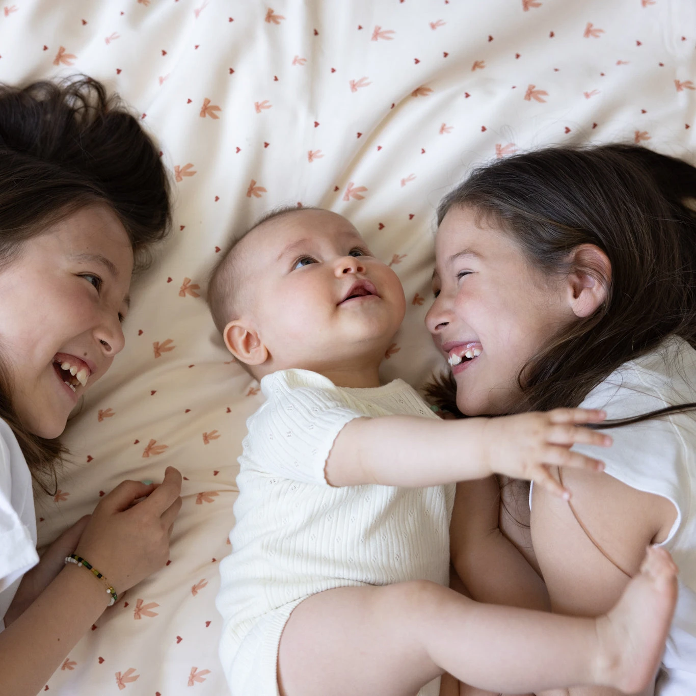 Bedding Set, Baby, 70x100cm - GOTS - Bows 2 Bedding Set, Baby, 70x100cm - GOTS - Bows - Image 2