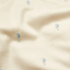 Embroidered Bedding, Baby, 70x100cm - GOTS - Sea Garden -Camcam Copenhagen Store 5712805141172 2
