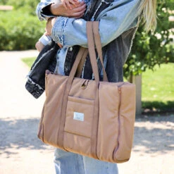 Fold-Out Changing Bag - OCS - Camel -Camcam Copenhagen Store 5712805141943 12