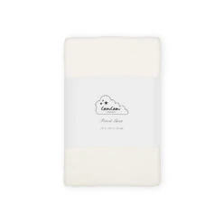 Sheet, Fitted, 70x140x15cm - GOTS - Off White