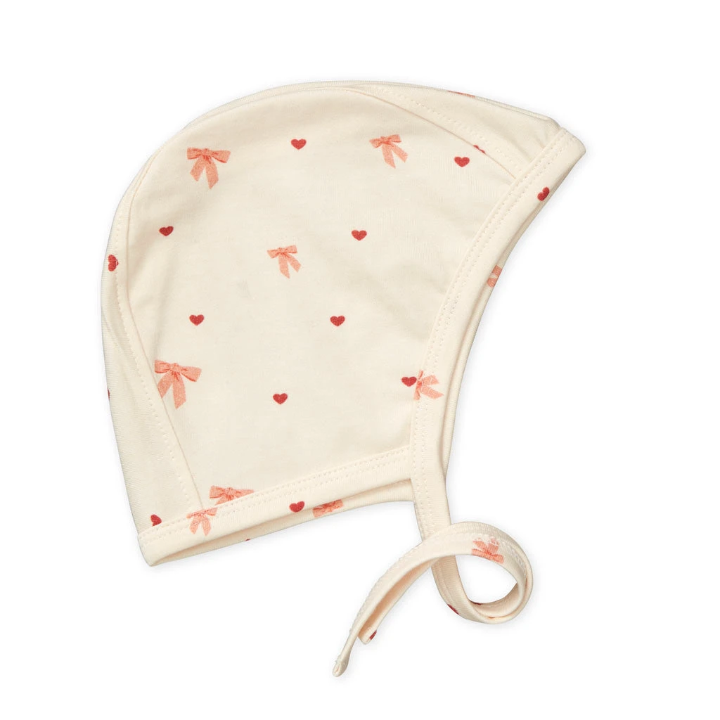 Baby Bonnet - GOTS - Bows 1 Baby Bonnet - GOTS - Bows