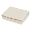 Harper Baby Knit Throw - GOTS - Off White