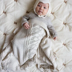Pointelle Baby Knit Throw - GOTS - Off White 10 Pointelle Baby Knit Throw - GOTS - Off White -Camcam Copenhagen Store 617 Pointelle Knit Blanket 21 Off White 10