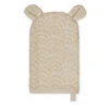 Wash Glove W/ Ears - GOTS Almond