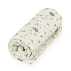 Muslin Baby Blanket - GOTS - Sea Garden
