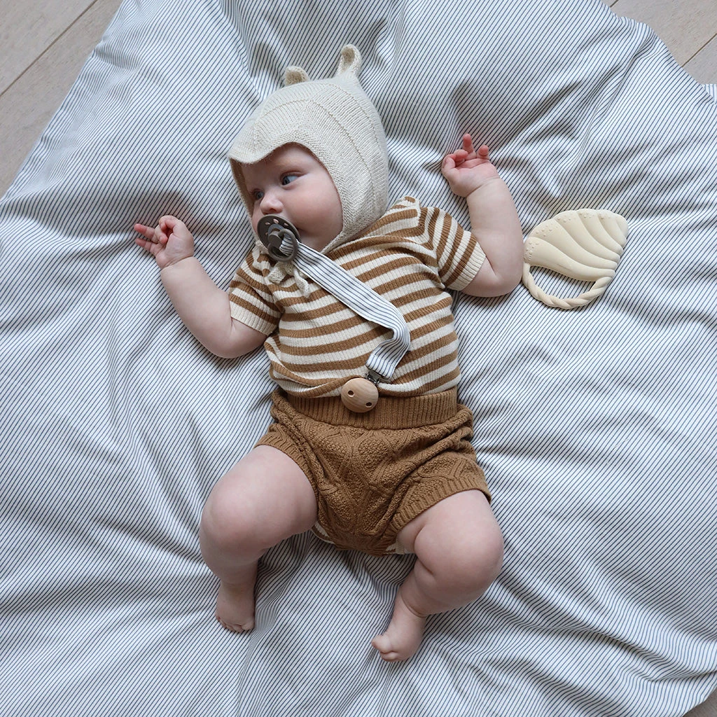 Soft Blanket - OCS Classic Stripes Blue 6 Soft Blanket - OCS Classic Stripes Blue - Image 6