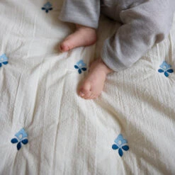 Kids Embroidered Blanket - OCS - Capri -Camcam Copenhagen Store 679 Embroidered Blanket P91 Capri 11