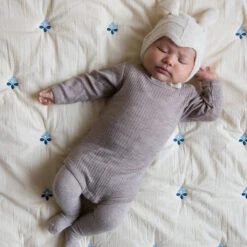 Kids Embroidered Blanket - OCS - Capri -Camcam Copenhagen Store 679 Embroidered Blanket P91 Capri 12