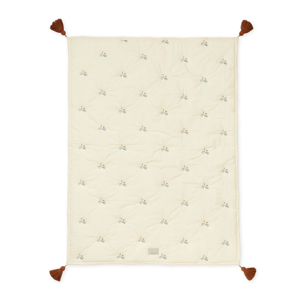 Kids Embroidered Blanket - OCS - Bicycles 2 Kids Embroidered Blanket - OCS - Bicycles - Image 2