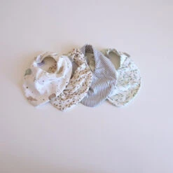 Bandana Bib, Jersey, 2-Pack - GOTS Classic Stripes Blue 5 Bandana Bib, Jersey, 2-Pack - GOTS Classic Stripes Blue -Camcam Copenhagen Store 921 BandanaBib P85 ClassicStripesBlue 12