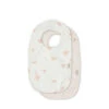 Bib W/ Pocket, 2-pack - Windflower Creme/Blossom Pink