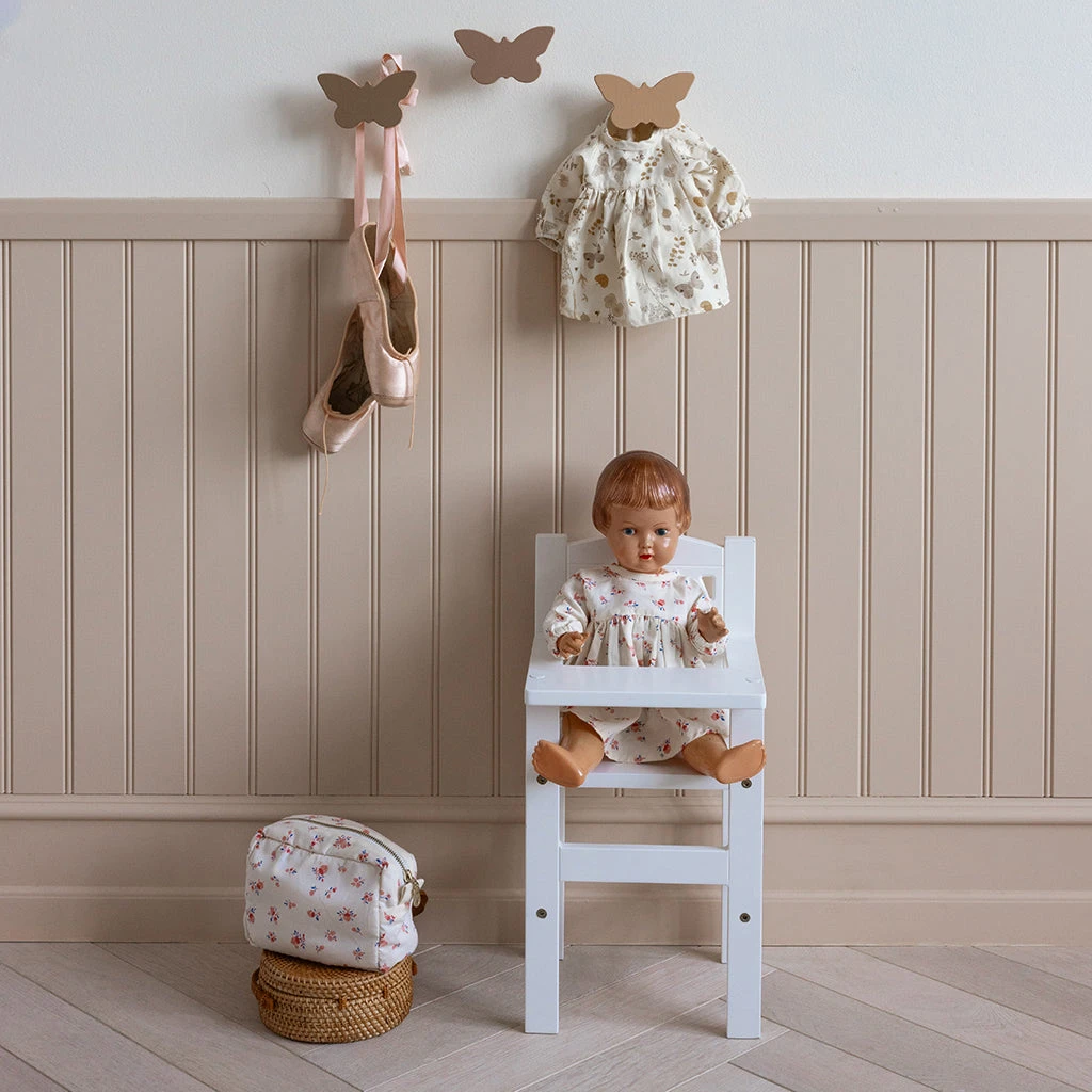 Harlequin Doll's High Chair - FSC White 3 Harlequin Doll's High Chair - FSC White - Image 3