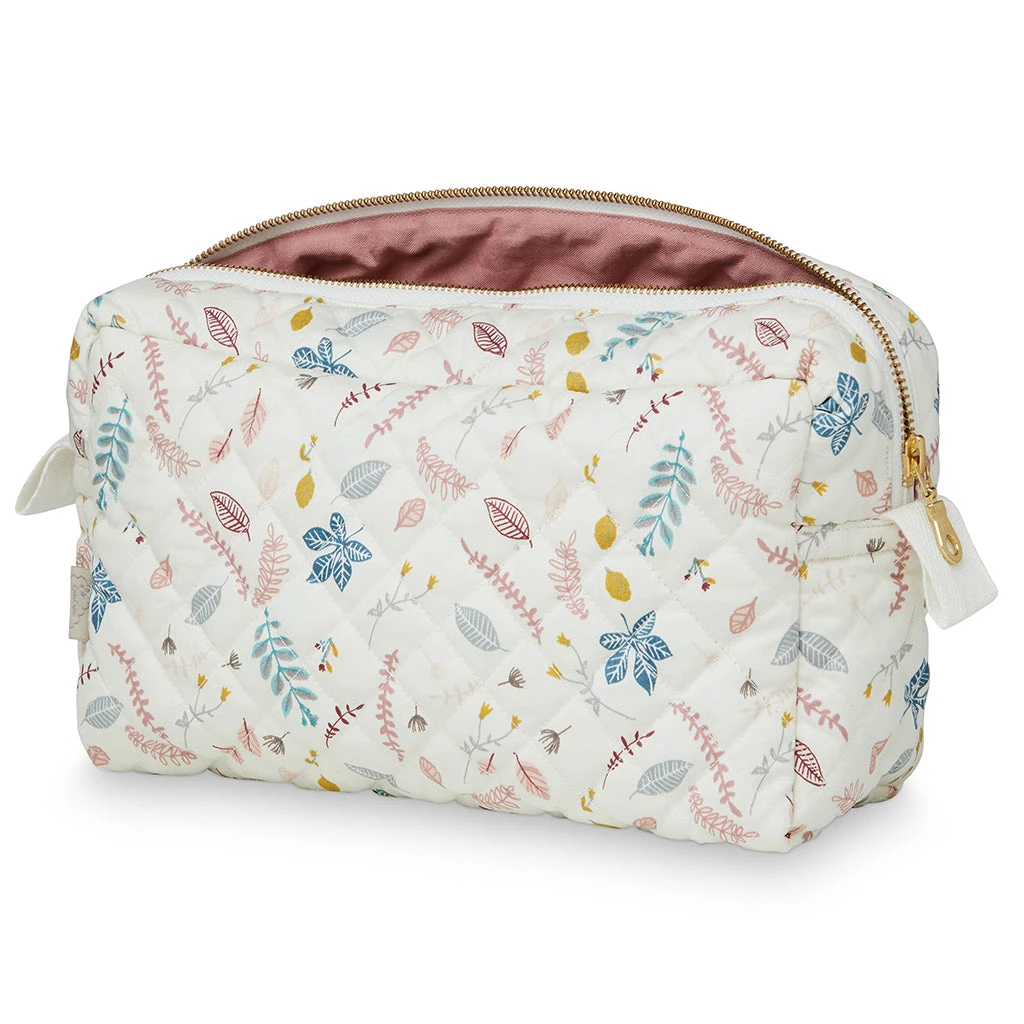 Toiletry Bag - OCS Pressed Leaves Rose 1 Toiletry Bag - OCS Pressed Leaves Rose