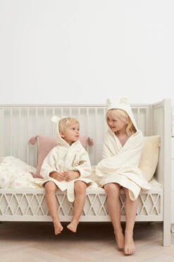 Towel, Junior, Hooded W/ Ears - GOTS Off-White 13 Towel, Junior, Hooded W/ Ears - GOTS Off-White -Camcam Copenhagen Store CAMCAM SS2189496