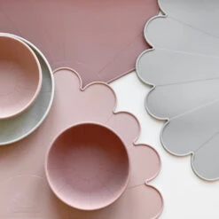 Flower Plates, 2-pack - Earth Mix -Camcam Copenhagen Store dinnerware flower 2 1x1 20 4