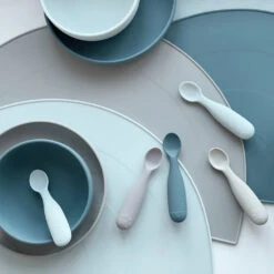 Rainbow Plates, 2-pack - Blue Mix -Camcam Copenhagen Store dinnerware rainbow 2 1x1 20 2